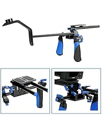 Equipo de película Morros DSLR Rig Equipo de montaje en hombro con Follow Focus y Matte Box para todas las cámaras DSLR y videocámaras