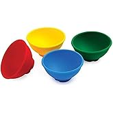Norpro Silicone Mini Pinch Bowls, Set of 4, 4-Pack, Multicolor