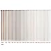 Knitting Needles,BCMRUN 36PCS 25CM(9.84in) Bamboo Knitting Needles 18 Sizes from 2.0mm to 10.0mm with 34PCS Accessories (35CM)