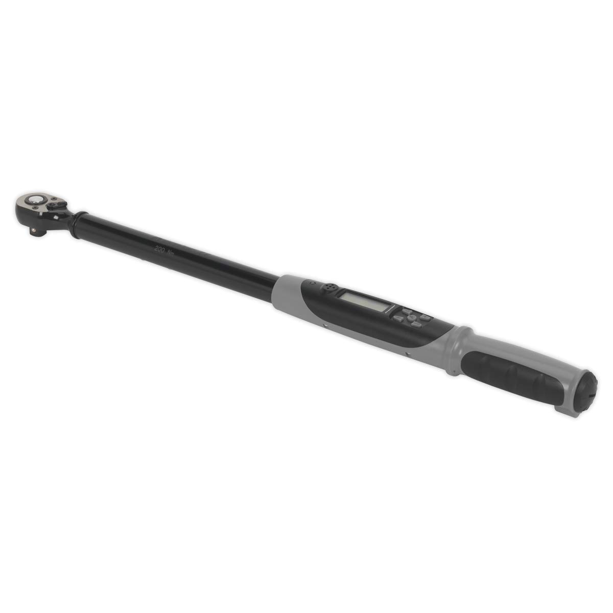 Sealey Stw306B Angle Torque Wrench Digital 1/2In Sq Drive 20-200Nm Black Series