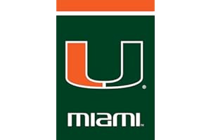 BRIARWOOD LANE Miami Hurricanes Garden Flag NCAA Licensed 18" x 12.5"