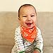 Baby Bandana Snap Bibs for Boys or Girls comes in 4 Pack Vibrant Set