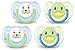 Avent Animal Soother Pacifier (6-18 Months), 4 Pack - Blue/Green