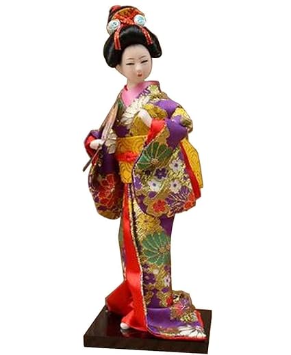 muñecas geisha de porcelana