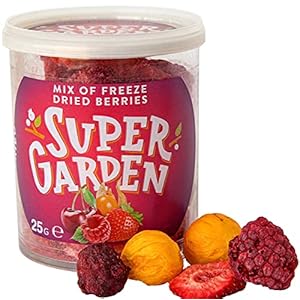 Super Garden gevriesdroogde bessenmix – Gezonde snack – 100% puur en natuurlijk – Veganistisch – Zonder toegevoegde…
