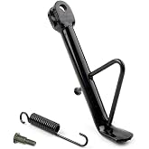 FSFY 16cm Motorcycle Kickstand Side Stand For ATV Dirt Bike Scooter | Heavy Duty Iron, For Pit Bikes, Off-road Vehicles, Scooter, E-Bike, Complete Set with Spring &amp; Mounting Screw