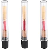 TUOREN 3Pcs Oboe Reed Medium Soft Oboe Reeds Handmade Oboe Reed for Beginners Wind Instrument Parts with Transparent Plastic Storage Box (Red)