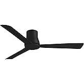 Minka Aire F873-CL Simple Flush 52" Outdoor Hugger Ceiling Fan with Remote Control in Coal Finish