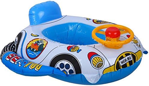 JOMTOP Baby Swimming Seat Ring Inflatable Aid Trainer Various Cartoon Designs