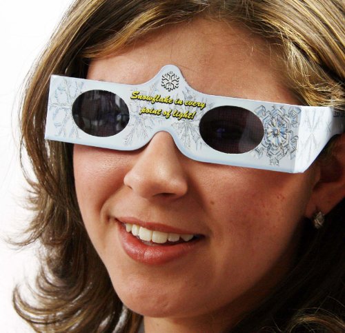 22 Pairs 3D Christmas and New Years Glasses - 13 Different Exclusive Styles -  Flat - 3Dstereo Holiday Eyes(TM)