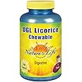 Nature's Life DGL Licorice Tablets, 380 Mg, Chewable, 100 Count