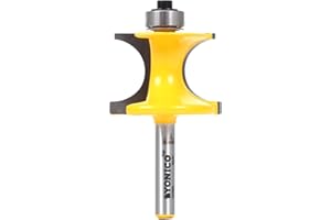 Yonico Bullnose Beading Router Bits 3/4-Inch Bead 1/4-Inch Shank 13195q