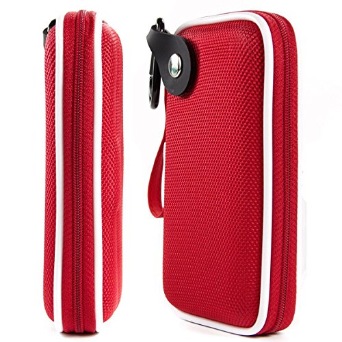 EnvyDeal Red EVA Travel Accessories Feminine Hygiene Bag for Women - Thumbnail 2