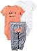 Carter's Baby Boys Little Character Sets 126g596, Orange, 3M