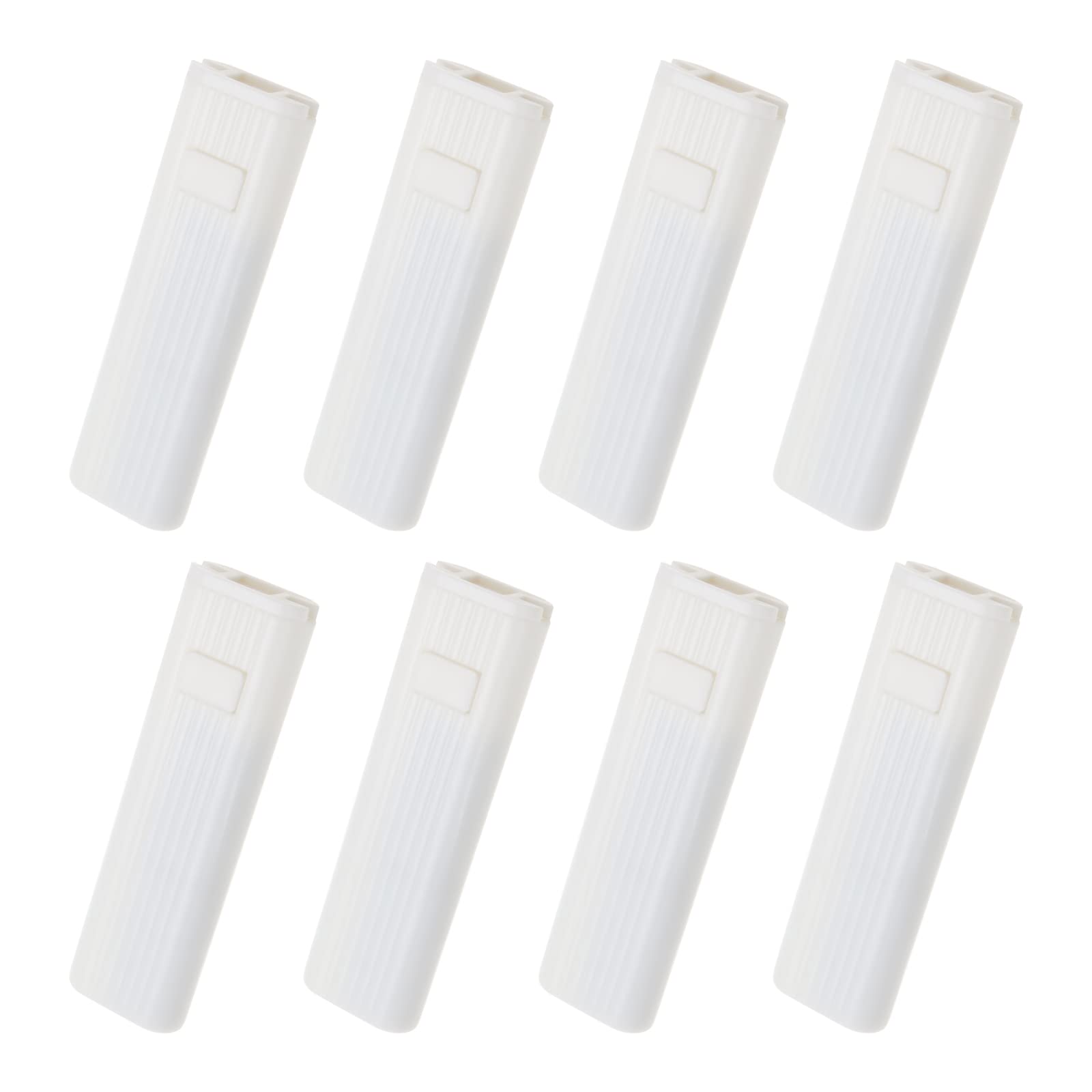 VGOL 8 Pieces Cord Weight Spare for Vertical Blind Roller Blinds Window Shutter White Plastic Safety Handle Tensioner Device Blinds Accessories 100x30mm