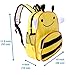 Bee Toddler Safety Harness Backpack for Kids by Boxiki Kids. Lightweight Multiple Compartment Mini Cool Backpack for Kids. Child Backpack with Toddler Harness. Toddler Backpack