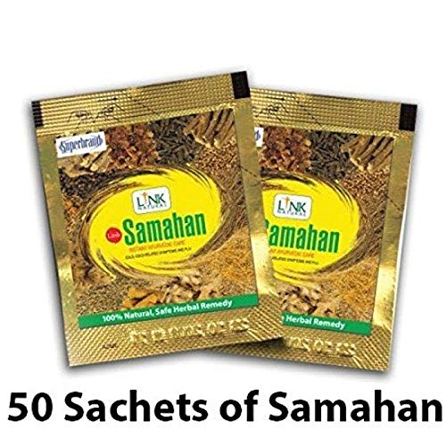 50 Sachets Samahan Ayurvedic Herbal Ceylon Tea Natural Drink