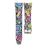 Alonea Colorful Fashion Sports Silicone Bracelet Strap Band For Samsung Gear Fit 2 (B)