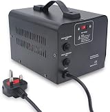 LVYUAN 1000W Voltage Transformer 220V to 110V UK to US Dual Sockets view 2
