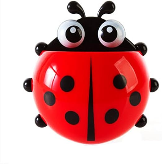 Moolecole Linda Dibujos Animados Mariquita Niños Pared Succión Vaso