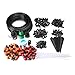 AGSIVO Irrigation Watering System Drip Kits Included 50 Feet Tubing Connectors Hole Puncher Atomizing Nozzle Mister Dripper and All Accessories for Plant Watering 