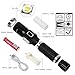 Zglon Ultra Bright Rechargeable LED Tactical Flashlights 1000 Lumens Zoomable with 7 Modes,USB Charging Cable, Waterproof Torch with 18650 Battery and Lanyard - Best Tools for Hiking, Fishing and Cam