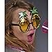 TOMOUNT Pineapple Sunglasses Hawaiian Luau Beach Summer Party