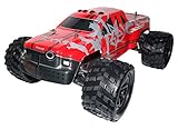 Lutema HYP-R-Baja 2.4 GHz High Speed Remote Control Pickup Big Bruiser Truck, Red, One Size