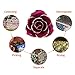 Budding 24K Rose Gifts for Her, Love Dipped Gold Real Rose Flower Preserved Eternal for Wife, Mom, Grandma for Anniversary, Mothers' Day, Birthday, Home Decor