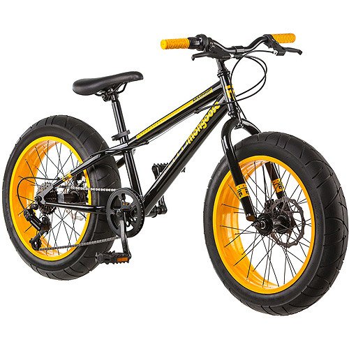 yellow fat bike