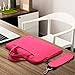 Qishare 13.3 14 inch Laptop Case Laptop Shoulder Bag, Multi-Functional Notebook Sleeve Carrying Case with Strap for Samsung Acer Asus Lenovo Yoga MacBook pro 13 Ultrabook Chromebook(Pink)