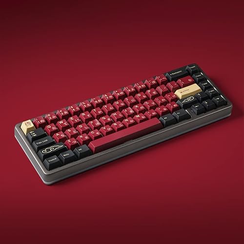 DROP + Redsuns GMK Red Samurai Keycap Set for 65% Keyboards