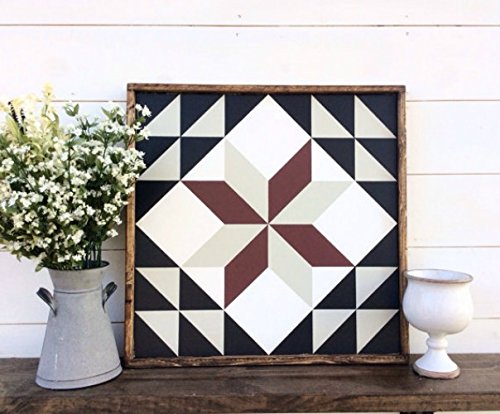 Meadow Star Barn Quilt Outdoor Sign