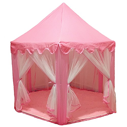 3 WESTLINK+Hexagon+Kids+Playhouse+Coral