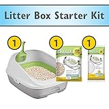 Purina Tidy Cats Litter Box System, BREEZE System Starter Kit Litter Box, Litter Pellets & Pads