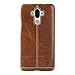 Huawei Mate 9 Case, Pierre Cardin Genuine Leather Protective Slim Fit Case Skin Cover for Huawei Mate 9 (Brown)