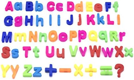 POWERSUPPLYCA Magnetic ABC Letters And Number Premium Quality Toys For Educating Kids Fun Educational Alphabet Uppercase Lowercase Learning Education Colorful