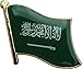 Backwoods Barnaby Saudi Arabia Flag Lapel Pin