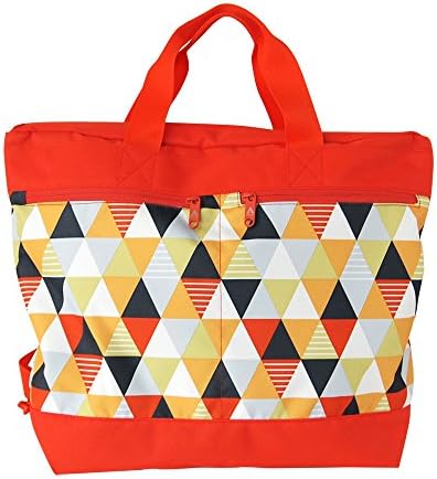 Olve Twoway Causal Style Shoulder School Backpack Travel Bag Totebag Daypack (Orange)