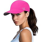 TOP-EX XL/XXL Ponytail Sun Baseball Cap for Women Cooling Running Hat Summer Breathable Mesh Hat
