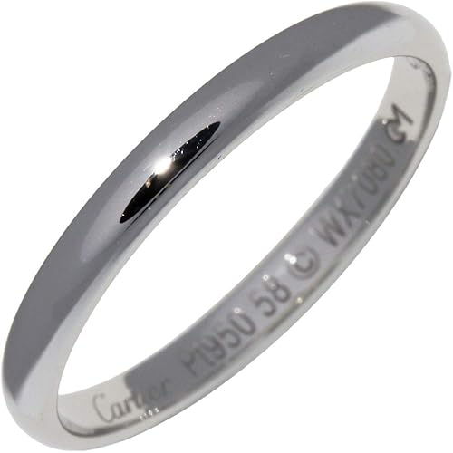 Amazon カルティエ Cartier Pt950 クラシックウェディングリング 15ウェディングリング 幅2 5ミリ 指輪 メンズリング 58 17 5号 B 中古 リング 通販