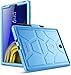 Poetic Galaxy Tab S4 10.5 Case, TurtleSkin Series [Corner/Bumper Protection][Grip][Bottom Air Vents] Protective Silicone Case for Samsung Galaxy Tab S4 10.5 Inch (2018) - Blue