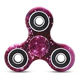 Cppslee Hands Fidget Spinner Safe Cool Toy Stress Reducer- Perfect For ADD, ADHD, Anxiety, and Autism Adult Children (#14 Pink stars)