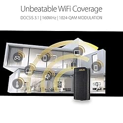 ASUS AX6000 WiFi 6 Cable Modem Wireless Router