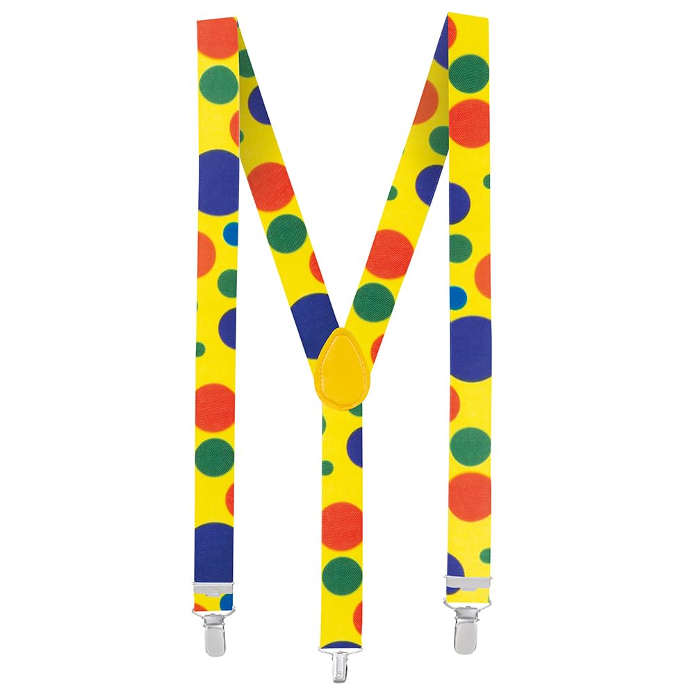 Boland - Braces, 1 piece, elastane, rubber, metal clasp, leather patch, suspenders, motif, fancy dress, costume, theme party, carnival โ image 1
