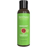 DermOrganic Organic Styling Hair Products, Windswept Hair Defining Whip - Separates, Animates, Defines Textured Styles, Matte Finish, 5.1 Fl Oz