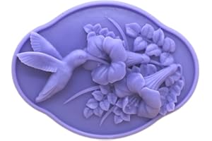 GRAINRAIN Silicone Soap Molds Kit l Soap Making Supplies l Moldes de Silicona para Resina l Candle Making Silicone Molds (Bird 11258)