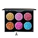 Pulison(TM) 6 colors Shimmer Glitter Eye Shadow Powder Palette Matte Eyeshadow Cosmetic Makeup (A)