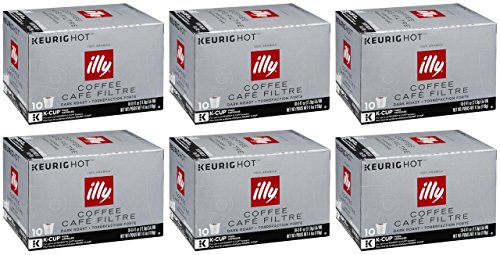 illy K-Cup Pods, Dark Roast, 60 Count