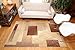 Generations Contemporary Brown & Beige Modern Squares Area Rug